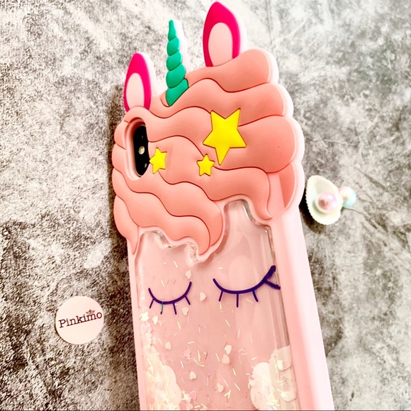 New iPhone XS Max 6.5” Pink Unicorn Case - Picture 2 of 5